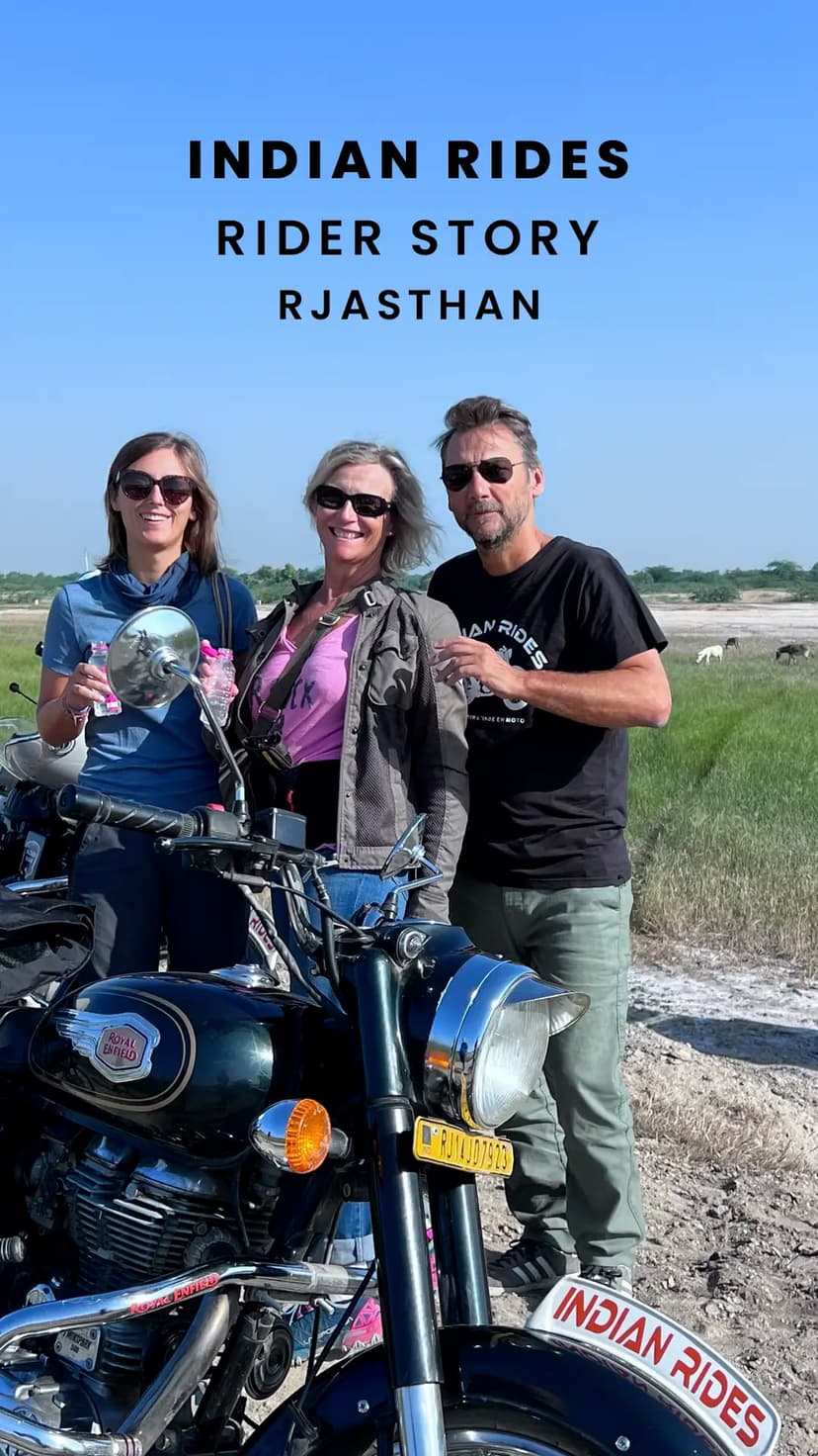 Rajasthan Motorcycle Tour Rider Story | Indian Rides Customer Testimonial Image